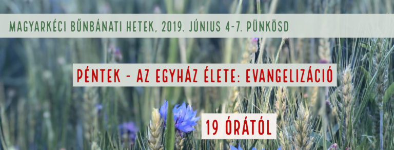 2019.06.07. – Bűnbánati alkalom – Az egyház élete: Evangélizáció – Mike Pál