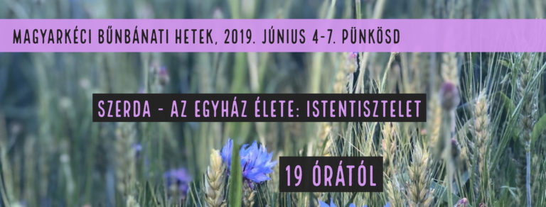 2019.06.05.- Bűnbánati alkalom – Az egyház élete : Istentisztelet