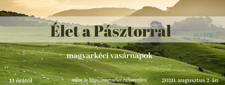 2020.08.02 – Élet a Pásztorral – Oláh Krisztián