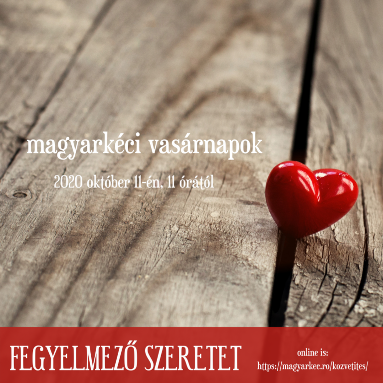 2020.10.11. – Illyés Zsuzsanna – Fegyelmező szeretet
