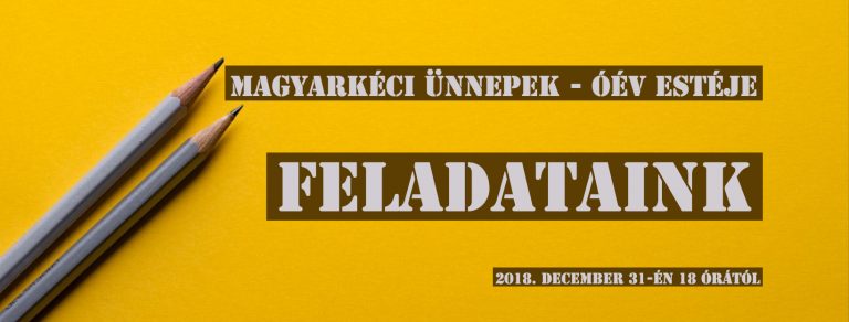 2018. 12. 31. – Óév esti alkalom